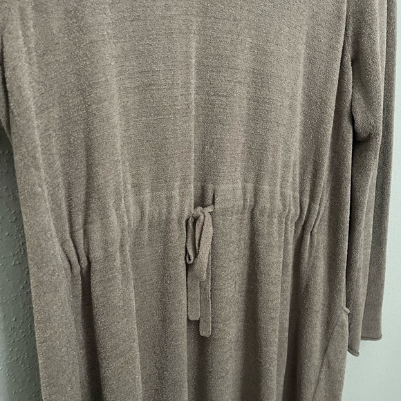 Barefoot Dreams Cozy Long Tan Cardigan XL - Picture 4 of 9